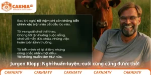Jurgen Klopp: Nghỉ huấn luyện, cuối cùng cũng được thở!
